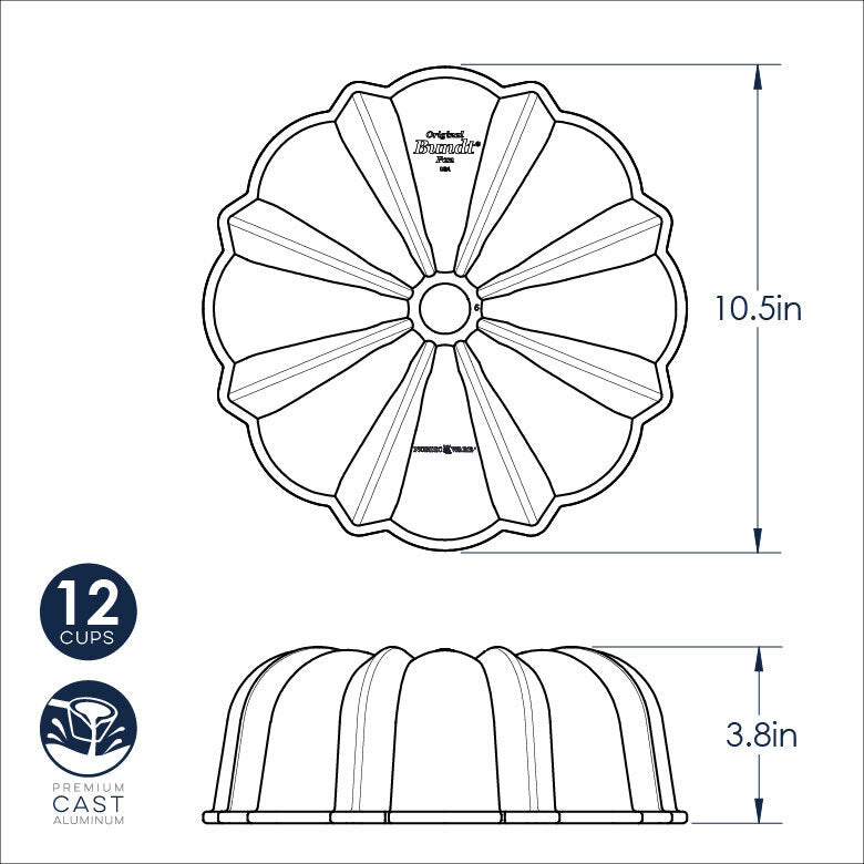 Nordicware Original Sparkling Silver Bundt® Pan