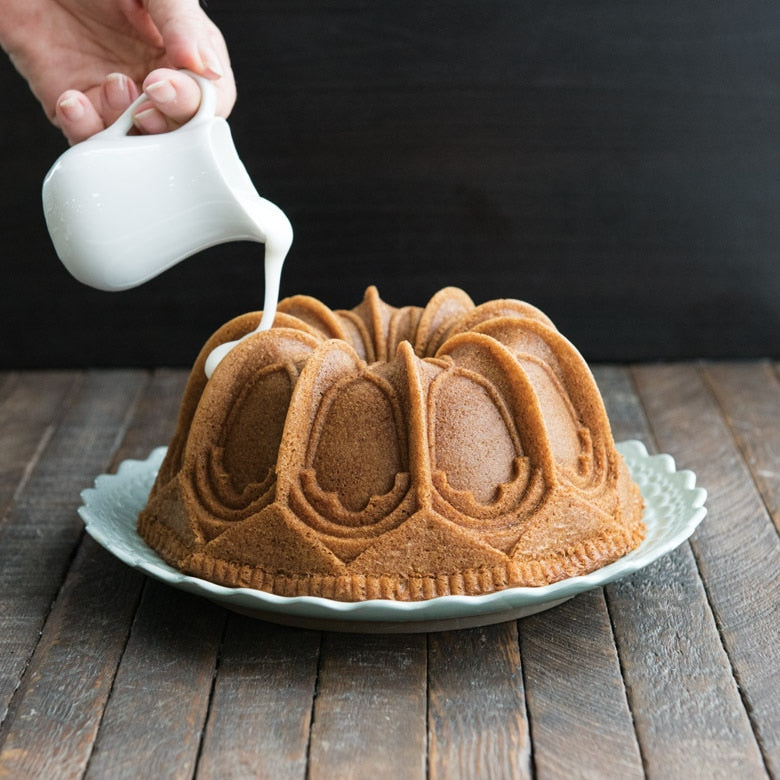 Nordicware Vaulted Cathedral Sparkling Silver Bundt® Pan